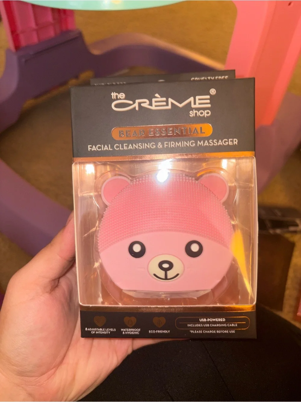 The Crème Shop Pink Bear Facial Cleansing & Firming Massager - Kids